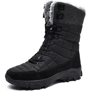 Women's Winter Waterproof Snow Boots Fur Lined Anti Slip Lace Up SIZE 39 (8 US)